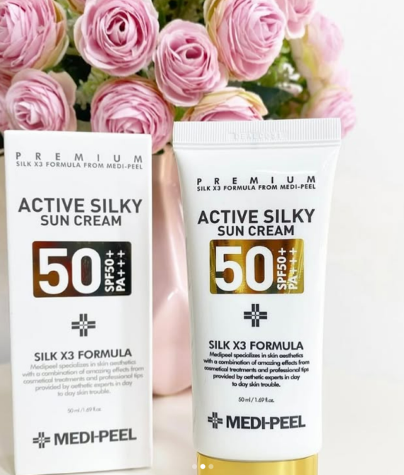 Medi-Peel Active Silky Sun Cream (SPF50+/PA+++) 50ml